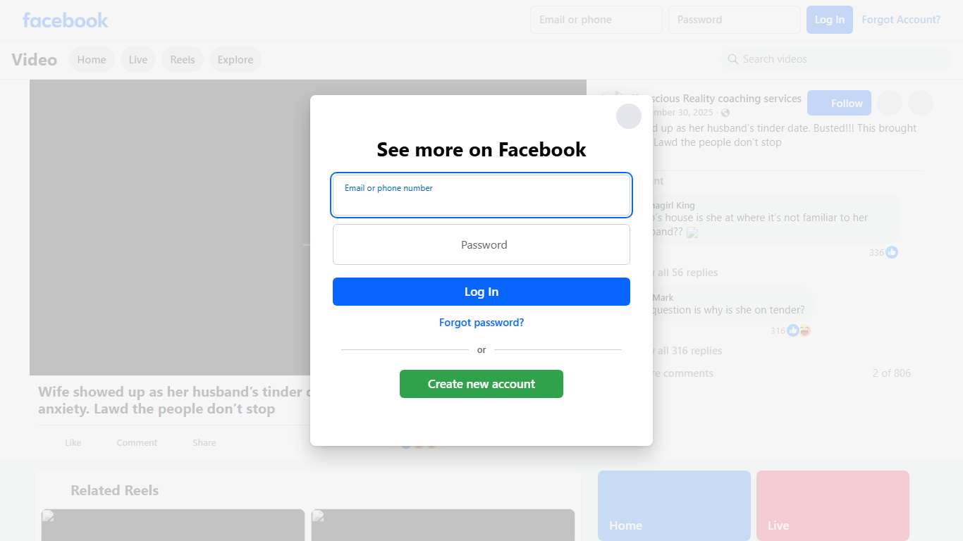 Wife showed up as her husband’s tinder date. Busted!!! This brought me anxiety. Lawd the people don’t stop Konscious Reality coaching services Facebook